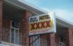 <span class="caption-caption">North Gregory Hotel Winton, signage</span>, 1995. <br />Slide, collection of <span class="caption-contributor">Audrey Johnston</span>.