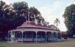 <span class="caption-caption">Boer War memorial kiosk in Lissner Park, Charters Towers</span>, 1981. <br />Slide, collection of <span class="caption-contributor">Allan Webb</span>.