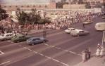 <span class="caption-caption">Labour day march ending at the Showgrounds, Bowen Hills</span>, c1970s. <br />Slide, collection of <span class="caption-contributor">Robin Barron</span>.