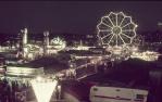 <span class="caption-caption">Night time, Brisbane exhibition, Bowen Hills</span>, c1980s. <br />Slide, collection of <span class="caption-contributor">Robin Barron</span>.