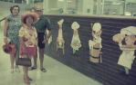 <span class="caption-caption">Outside the food court, Labrador</span>, 1970. <br />Slide, collection of <span class="caption-contributor">Robin Barron</span>.