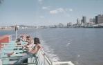 <span class="caption-caption">Cruising on the Brisbane River</span>, 1970. <br />Slide, collection of <span class="caption-contributor">Robin Barron</span>.