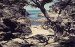 <span class="caption-caption">The Gap, an inlet with a strong tidal surge, Stradbroke Island</span>, 1970. <br />Slide, collection of <span class="caption-contributor">Robin Barron</span>.
