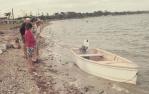 <span class="caption-caption">Wooden dinghy, Coomera River, Paradise Point</span>, 1970. <br />Slide, collection of <span class="caption-contributor">Robin Barron</span>.