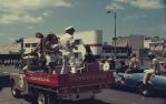 <span class="caption-caption">Warana parade on Barry Parade, Fortitude Valley</span>, c1970. <br />Slide, collection of <span class="caption-contributor">Robin Barron</span>.