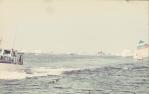 <span class="caption-caption">Skiffs sailing regatta, Brisbane River</span>, 1970. <br />Slide, collection of <span class="caption-contributor">Robin Barron</span>.
