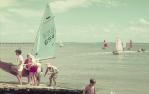<span class="caption-caption">Regatta, Humpybong yacht club, Woody Point</span>, 1970. <br />Slide, collection of <span class="caption-contributor">Robin Barron</span>.
