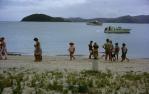 <span class="caption-caption">Beach landing, South Molle Island</span>, 1966. <br />Slide, collection of <span class="caption-contributor">Robin Barron</span>.