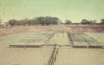 <span class="caption-caption">Cooling dam to cool bore water for town supply, Winton</span>, 1965. <br />Slide, collection of <span class="caption-contributor">Bernie Searle & Loretta Searle</span>.