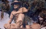 <span class="caption-caption">Waltzing Matilda swagman, designed by Daphne Mayo, Winton</span>, 1970. <br />Slide, collection of <span class="caption-contributor">Bernie Searle & Loretta Searle</span>.