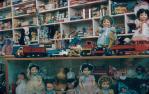<span class="caption-caption">Faichney's Toy shop, Atherton</span>, c1950s. <br />Slide, collection of <span class="caption-contributor">Beth Snewin</span>.