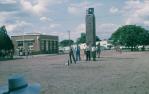<span class="caption-caption">Opening of the clock tower, main street, Baralaba</span>, 1960s. <br />Slide, collection of <span class="caption-contributor">Cecilia Abbott</span>.