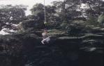 <span class="caption-caption">End of bungy jump, Kuranda</span>, 1997. <br />Slide, collection of <span class="caption-contributor">Cecilia Abbott</span>.