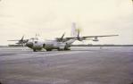 <span class="caption-caption">Hercules RAAF C-130, Charleville airport</span>, 1974. <br />Slide, collection of <span class="caption-contributor">Dennis Costigan</span>.