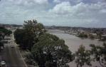 <span class="caption-caption">Brisbane River in flood from 5th floor police building</span>, 1974. <br />Slide, collection of <span class="caption-contributor">Doug Rumsey</span>.