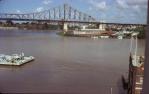 <span class="caption-caption">Brisbane Story Bridge during flood</span>, 1974. <br />Slide, collection of <span class="caption-contributor">Doug Rumsey</span>.