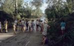 <span class="caption-caption">Crossing Funnel Creek in flood, Sarina</span>, 1974. <br />Slide, collection of <span class="caption-contributor">Doug Rumsey</span>.
