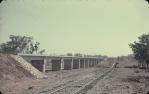 <span class="caption-caption">New railway bridge over Cloncurry River</span>, 1961. <br />Slide, collection of <span class="caption-contributor">Edward Robertson</span>.