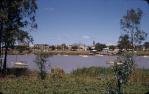 <span class="caption-caption">Rockhampton seen from the north bank of the Fitzroy River</span>, 1955. <br />Slide, collection of <span class="caption-contributor">Eric Willmott</span>.