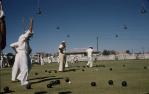 <span class="caption-caption">Men at the Bowling Club, Barcaldine</span>, 1964. <br />Slide, collection of <span class="caption-contributor">Gladys Hartland</span>.