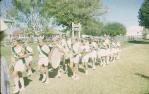 <span class="caption-caption">State school children at the Anzac Day march, Barcaldine</span>, 1963. <br />Slide, collection of <span class="caption-contributor">Gladys Hartland</span>.