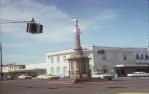 <span class="caption-caption">War memorial, corner Bourbong and Barolin Streets, Bundaberg</span>, c1970s. <br />Slide, collection of <span class="caption-contributor">George Moller</span>.