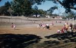 <span class="caption-caption">Basketball game, Toowoomba</span>, 1958. <br />Slide, collection of <span class="caption-contributor">Heatherbell Mellor</span>.