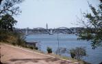 <span class="caption-caption">William Jolly Bridge, known as the Grey Street Bridge, Brisbane</span>, 1957. <br />Slide, collection of <span class="caption-contributor">Heatherbell Mellor</span>.