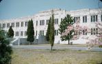 <span class="caption-caption">Arts entrance, University of Queensland, Brisbane</span>, 1957. <br />Slide, collection of <span class="caption-contributor">Heatherbell Mellor</span>.