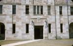 <span class="caption-caption">Entrance to Chemistry, University of Queensland, Brisbane</span>, 1957. <br />Slide, collection of <span class="caption-contributor">Heatherbell Mellor</span>.