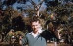 <span class="caption-caption">Mr Griffiths, the owner of Fleays at this time, Burleigh Heads</span>, 1957. <br />Slide, collection of <span class="caption-contributor">Heatherbell Mellor</span>.