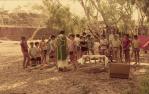 <span class="caption-caption">A St John Fisher College school camp at Red Falls near Charters Towers</span>, 1972. <br />Slide, collection of <span class="caption-contributor">John Donohue</span>.