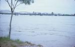 <span class="caption-caption">Bundaberg Bridge from East Street, in flood</span>, 1971. <br />Slide, collection of <span class="caption-contributor">John Hampson</span>.