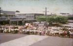 <span class="caption-caption">The Fun in the Sun parade, looking up Shields Street, Cairns</span>, 1965. <br />Slide, collection of <span class="caption-contributor">Jim McDougall</span>.