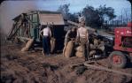 <span class="caption-caption">Stationary peanut harvester, Kingaroy Shire</span>, 1956. <br />Slide, collection of <span class="caption-contributor">John Thun</span>.