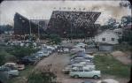 <span class="caption-caption">Car park, Davis Cup, Milton</span>, 1956. <br />Slide, collection of <span class="caption-contributor">John Thun</span>.