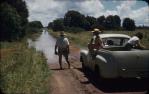 <span class="caption-caption">Swains road, flooded for six months, Murgon District</span>, c1955. <br />Slide, collection of <span class="caption-contributor">John Thun</span>.
