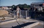 <span class="caption-caption">Building new pig pens, Murgon District</span>, c1958. <br />Slide, collection of <span class="caption-contributor">John Thun</span>.