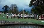 <span class="caption-caption">A band plays during the Festival of Flowers, Toowoomba</span>, 1982. <br />Slide, collection of <span class="caption-contributor">John Zwar</span>.
