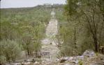 <span class="caption-caption">Fairbairn Dam 'top of wall' sign, Emerald Shire</span>, 1968. <br />Slide, collection of <span class="caption-contributor">Ken Self</span>.