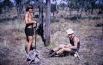 <span class="caption-caption">Taking soil samples for geochemical analysis for traces of minerals, Logan Downs, Peak Downs Shire</span>, 1971. <br />Slide, collection of <span class="caption-contributor">Lionel Bevis</span>.