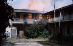 <span class="caption-caption">Back view of Palace Hotel on fire, Flinders Street west, Townsville</span>, 1964. <br />Slide, collection of <span class="caption-contributor">Lynne Clancy</span>.