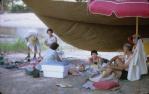 <span class="caption-caption">A river-side picnic at Black River, Townsville</span>, 1968. <br />Slide, collection of <span class="caption-contributor">Lynne Clancy</span>.