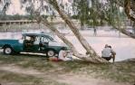 <span class="caption-caption">Near the bridge on the banks of the Burdekin River</span>, 1967. <br />Slide, collection of <span class="caption-contributor">Lynne Clancy</span>.