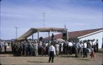 <span class="caption-caption">Shearing display, Charleville show</span>, 1965. <br />Slide, collection of <span class="caption-contributor">Lynne Cain</span>.