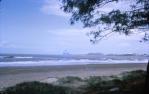 <span class="caption-caption">Looking west from the Bluff towards Wreck Point, Yeppoon</span>, 1965. <br />Slide, collection of <span class="caption-contributor">Lynne Cain</span>.