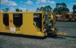 <span class="caption-caption">Transport into Moura Mine, Moura</span>, 1982. <br />Slide, collection of <span class="caption-contributor">Lynne Cain</span>.