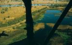 <span class="caption-caption">Lagoons seen prior to landing at Rockhampton airport</span>, 1972. <br />Slide, collection of <span class="caption-contributor">Laurel Murdoch</span>.