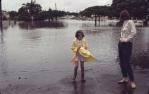 <span class="caption-caption">Barolin Street during flood, Bundaberg</span>, 1971. <br />Slide, collection of <span class="caption-contributor">Malcolm McCracken</span>.