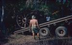 <span class="caption-caption">Retrieving a traction engine near Majors Creek</span>, 1975. <br />Slide, collection of <span class="caption-contributor">Margaret Flecker</span>.